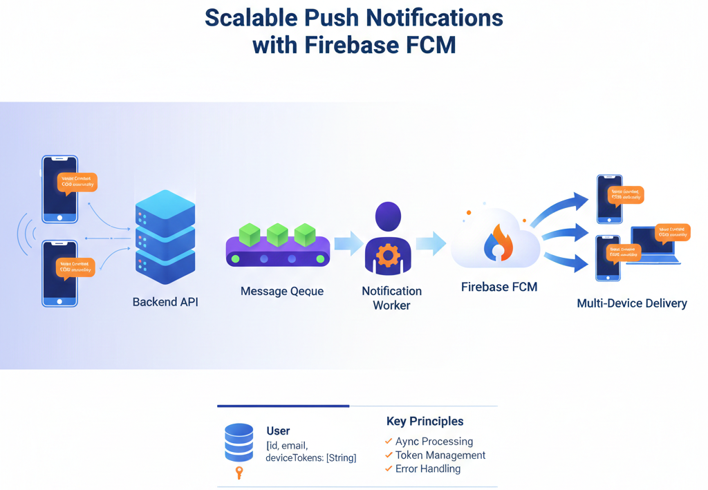 How to Properly Design Firebase FCM Push Notifications for Multi-Device Apps